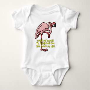 Flamingo Incontinence Baby Bodysuit