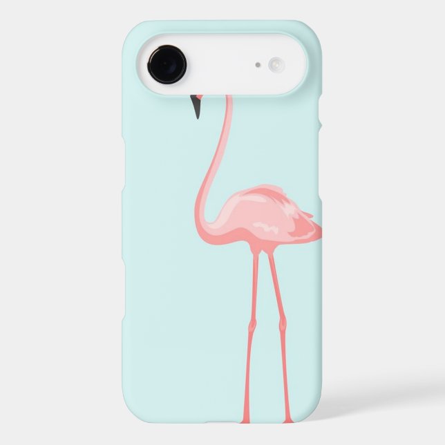 Flamingo iPhone 7, Barely There Phone Case (Back)