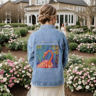 Flamingo jeans jacket