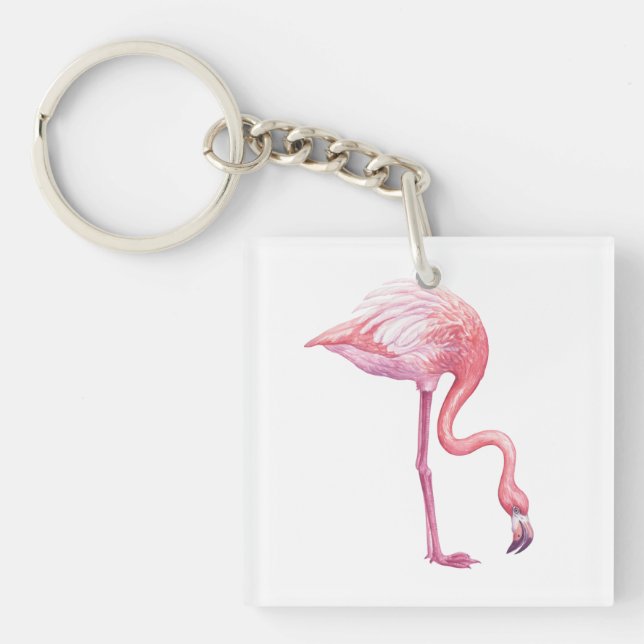 Flamingo Keychain (Front)