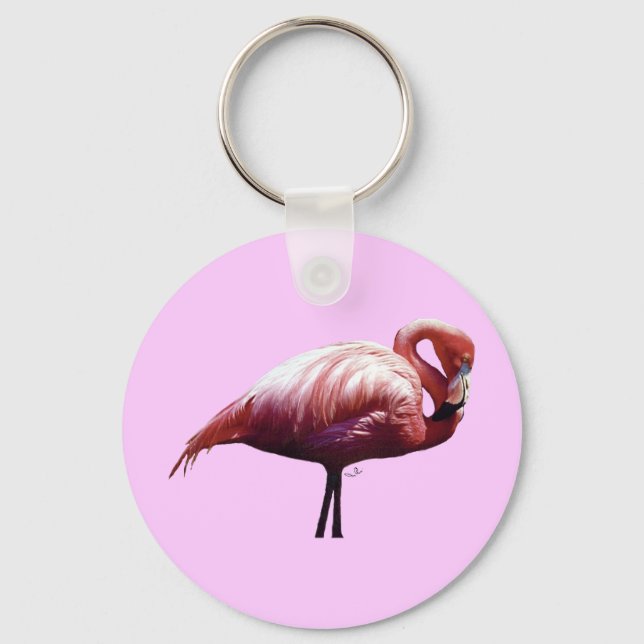 Flamingo Keychain (Front)