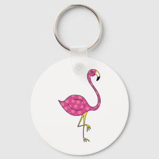 flamingo keychain