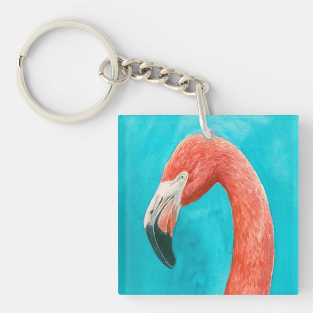 Flamingo Keychain (Front)