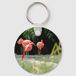 flamingo keychain