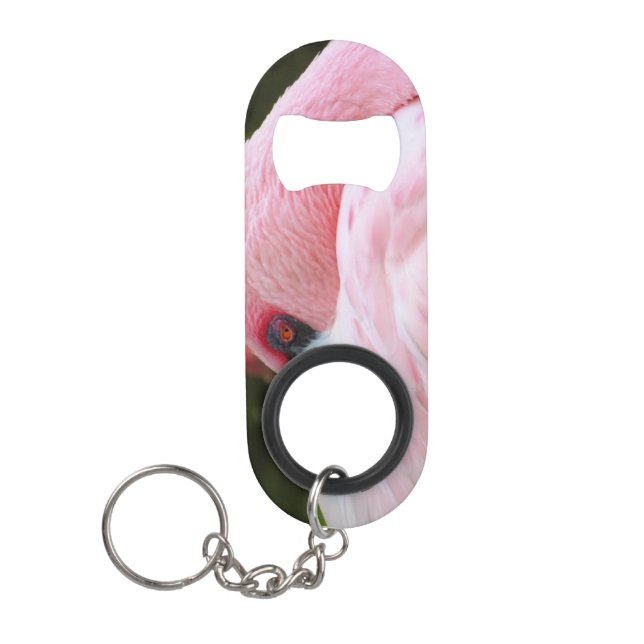 Flamingo  keychain bottle opener (Front)