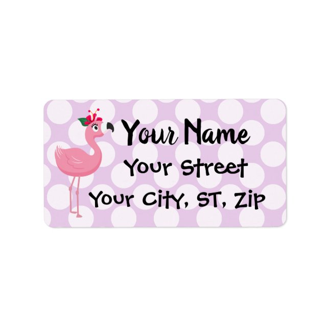 Flamingo Label (Front)