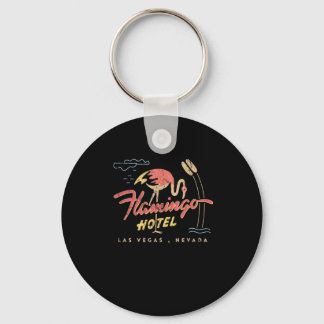 Flamingo Las Vegas Hotel Casino Retro Vintage Keychain