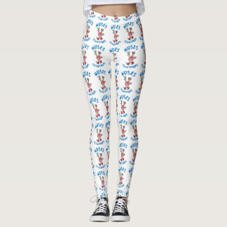 Flamingo Leggings - Large logo