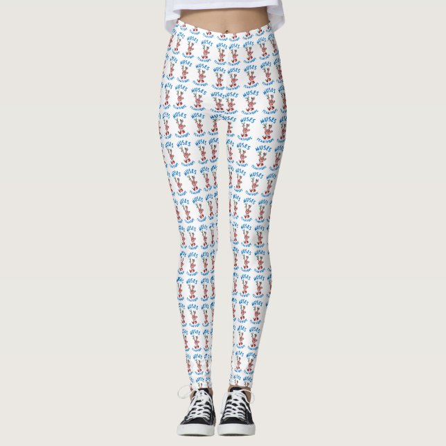 Flamingo Leggings - Small logo (Front)