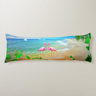 Flamingo Love Body Pillow