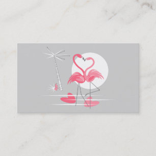 Flamingo Love business card