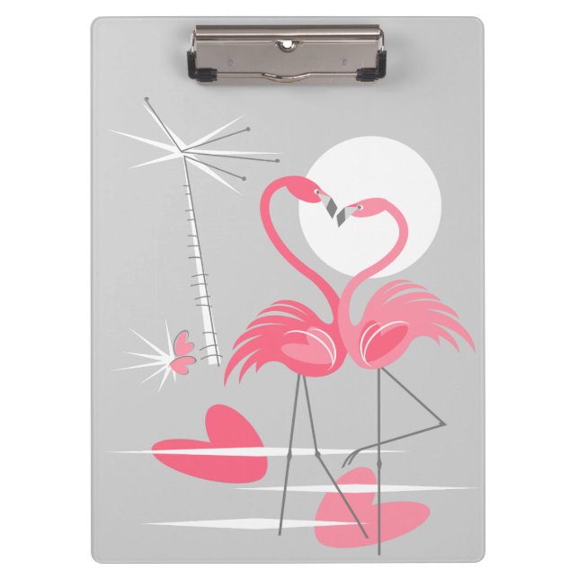 Flamingo Love clipboard (Front)