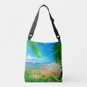 Flamingo Love Crossbody Bag