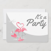 Flamingo Love Large Moon Party