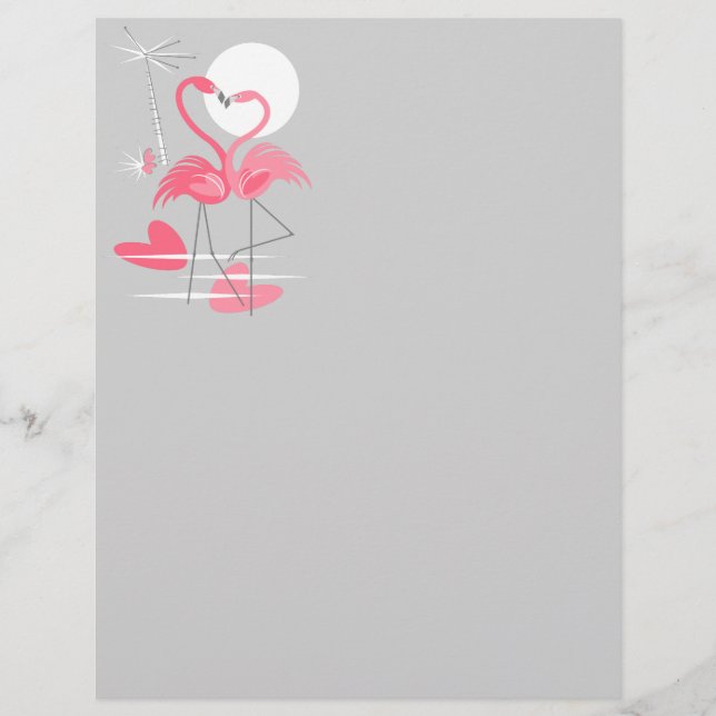 Flamingo Love letterhead (Front)