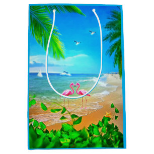 Flamingo Love Medium Gift Bag