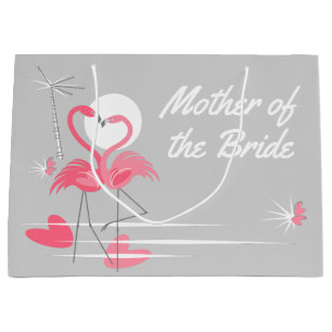 Flamingo Love Mother of the Bride large Gift Bag