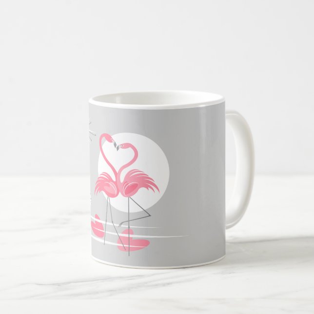 Flamingo Love mug (Front Right)