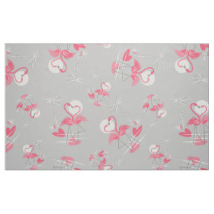 Flamingo Love Multi fabric large