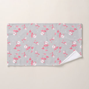 Flamingo Love Multi hand towel