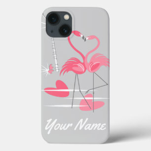 Flamingo Love Name IPad Mini case