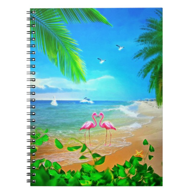 Flamingo Love Notebook (Front)