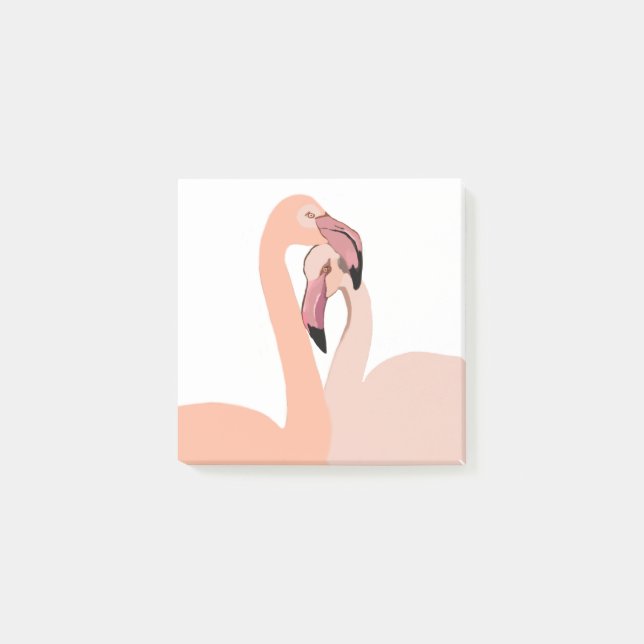 Flamingo Love Post-it® Notes (Front)