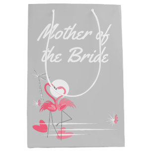 Flamingo Love Side Mother of the Bride medium Medium Gift Bag