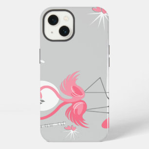 Flamingo Love Side Name IPad Mini horizontal iPhone 13 Case