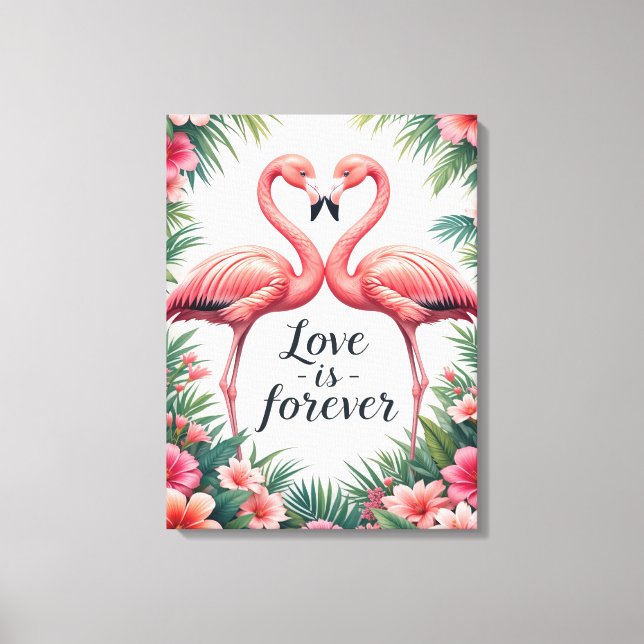 Flamingo Love Tropical Decor (Front)