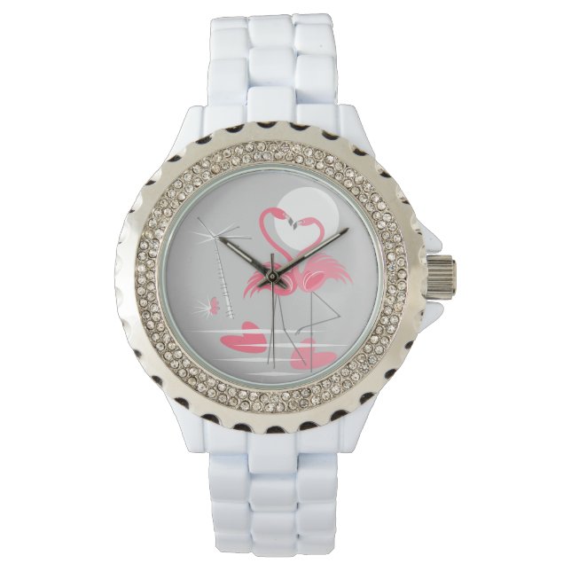Flamingo Love watch (Front)
