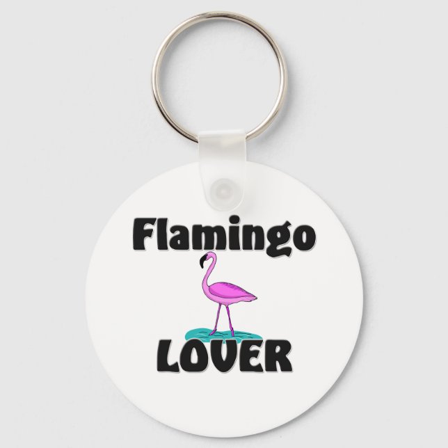Flamingo Lover Keychain (Front)