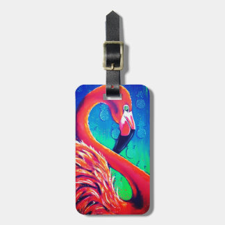 FLAMINGO luggage tag