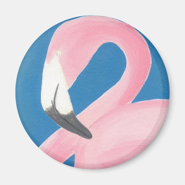 flamingo magnet (Front)