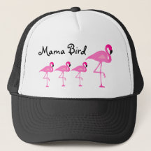 Flamingo Mama Bird Trucker Hat