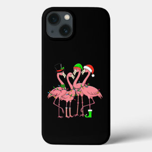 Flamingo Merry Christmas Funny Flamingo Lover Gift iPhone 13 Case