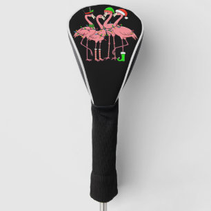 Flamingo Merry Christmas Funny Flamingo Lover Gift Golf Head Cover