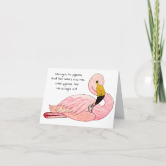 Flamingo Mother's Day Card