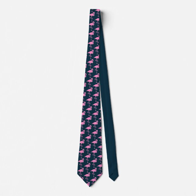 Flamingo motif cravate Cadeau pour papa, Fête des  (Devant)