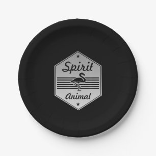 Flamingo My Spirit Animal Flamingo Costume Paper Plate
