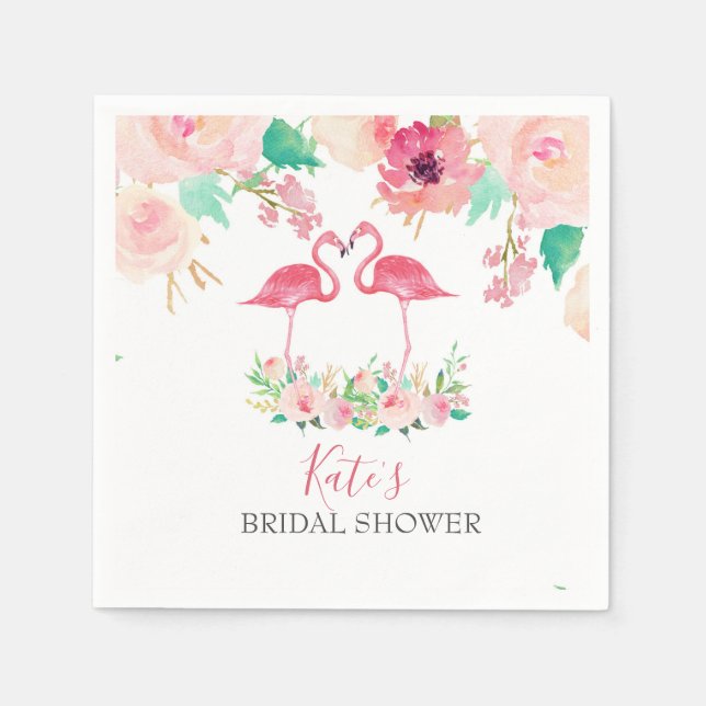 Flamingo napkins (Front)