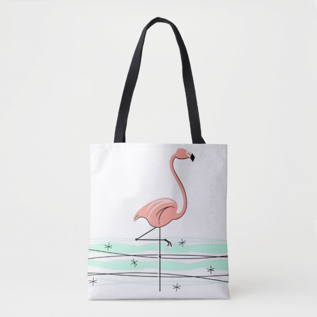 Flamingo Ocean all over tote (Front)