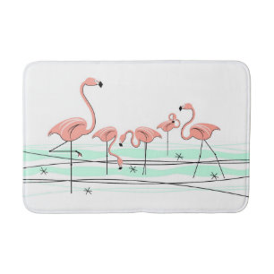 Flamingo Ocean Group bath mat