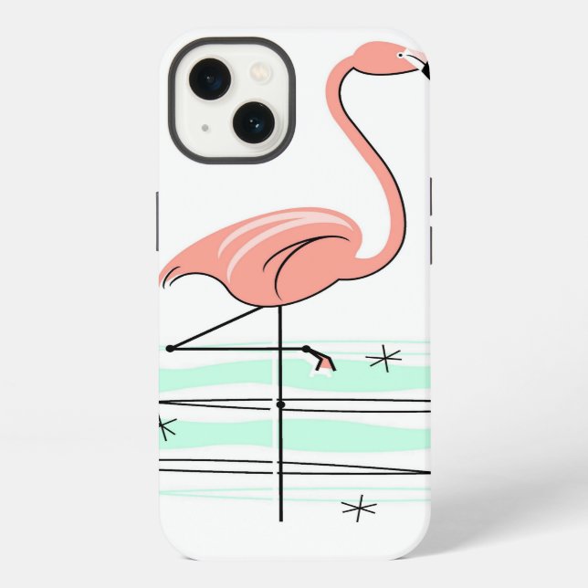 Flamingo Ocean iPad Mini case (Back)
