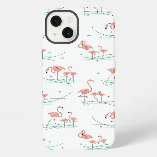 Flamingo Ocean Multi iPad Mini case (Back)