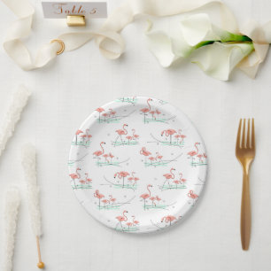 Flamingo Ocean Multi paper plate