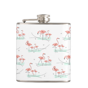 Flamingo Ocean Multi wrapped flask