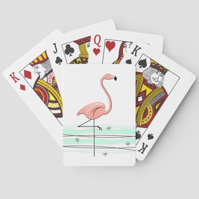Flamingo Ocean playing cards (Back)