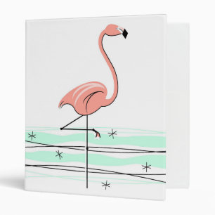 Flamingo Ocean ring binder