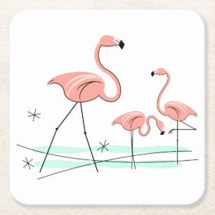 Flamingo Ocean Trio 2 coasters